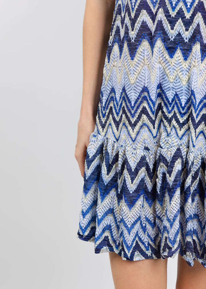 David Cline Teddi Line Dress in Denim available at Barbara Katz