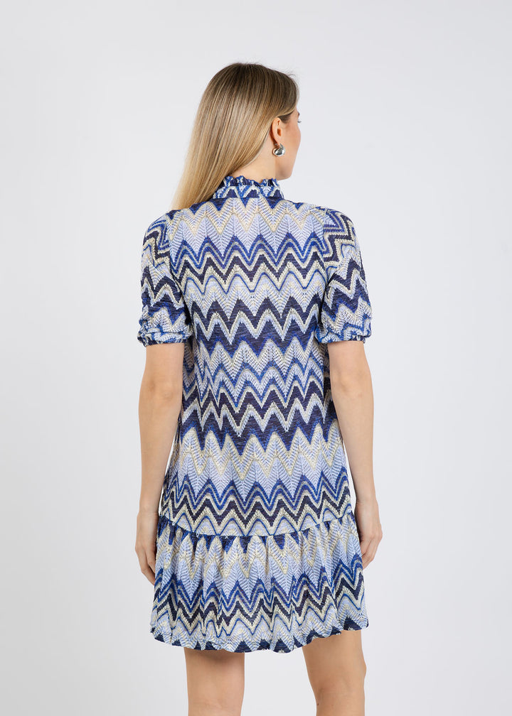 David Cline Teddi Line Dress in Denim available at Barbara Katz