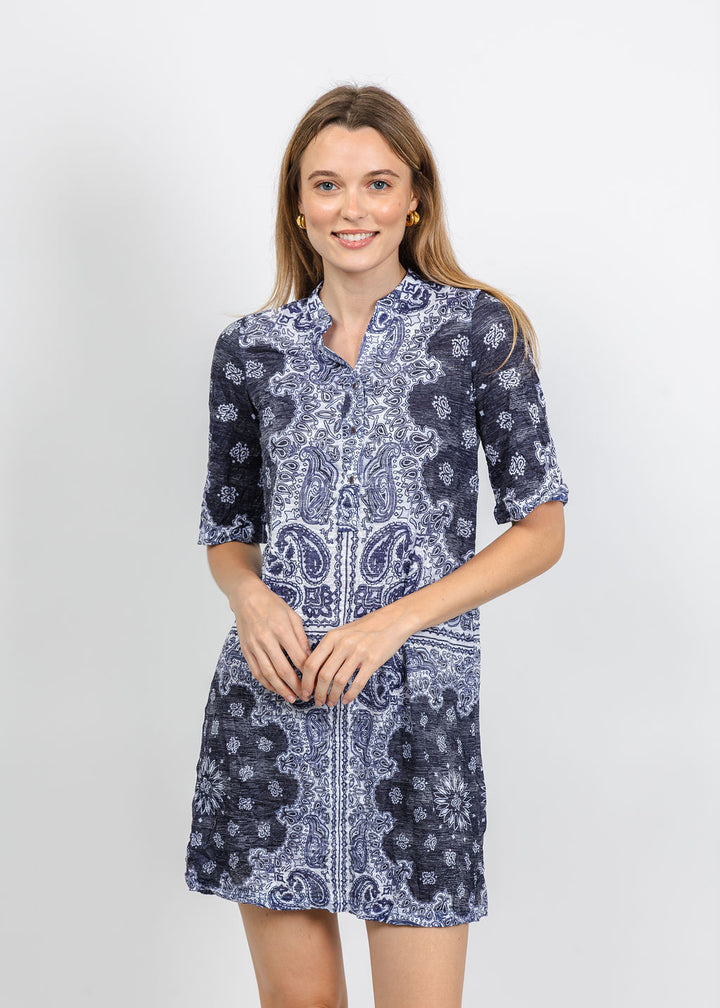 David Cline The Inkwell Dress in Ink available at Barbara Katz
