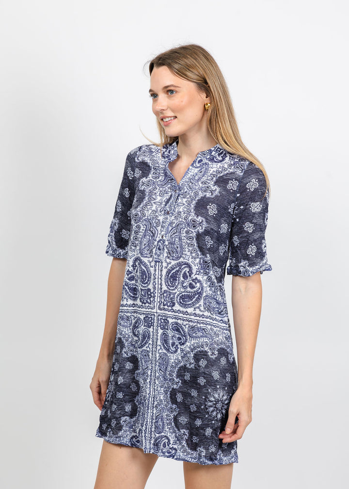 David Cline The Inkwell Dress in Ink available at Barbara Katz