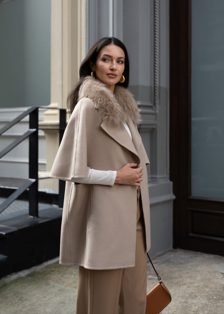 Diomi Short Sleeve Jacket in Irish Cream available at Barbara Katz