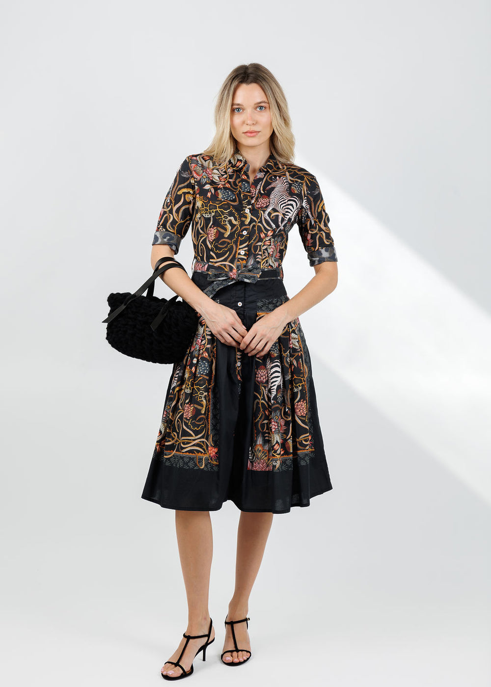 Dizzy-Lizzie Mrs. Maisel Dress in Zebra Print available at Barbara Katz