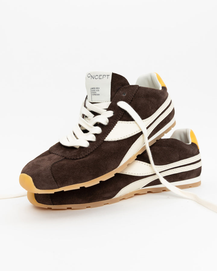 Oncept Essex Sneakers in Espresso available at Barbara Katz