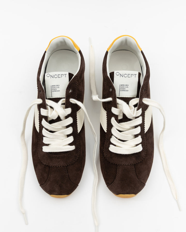 Oncept Essex Sneakers in Espresso available at Barbara Katz