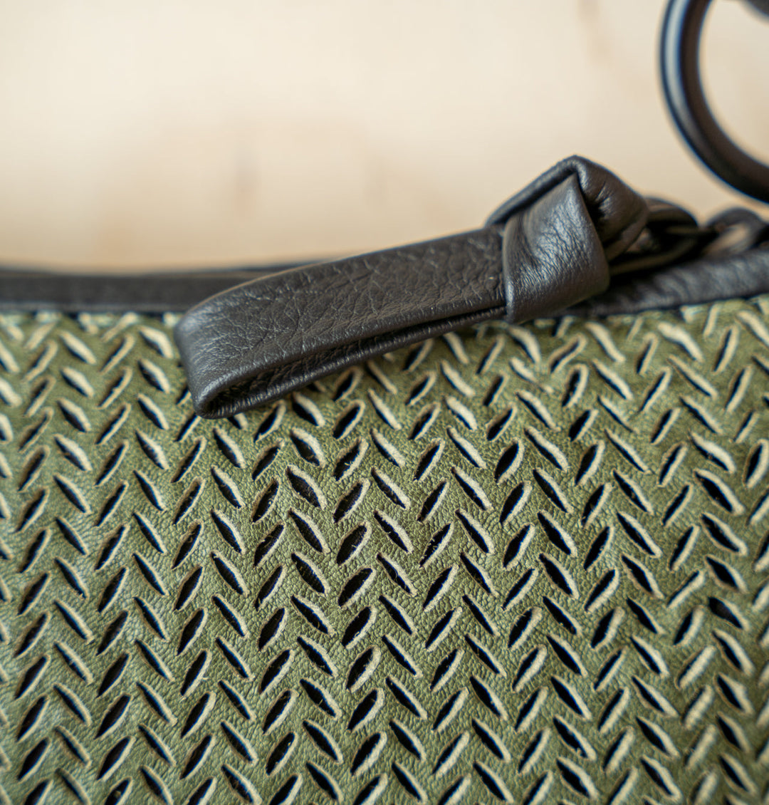 Daniella Lehavi Dallas Tote Bag in Rifle Green available at Barbara Katz