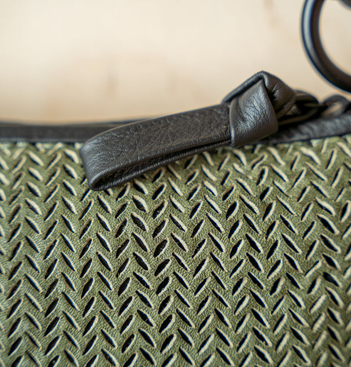 Daniella Lehavi Dallas Tote Bag in Rifle Green available at Barbara Katz