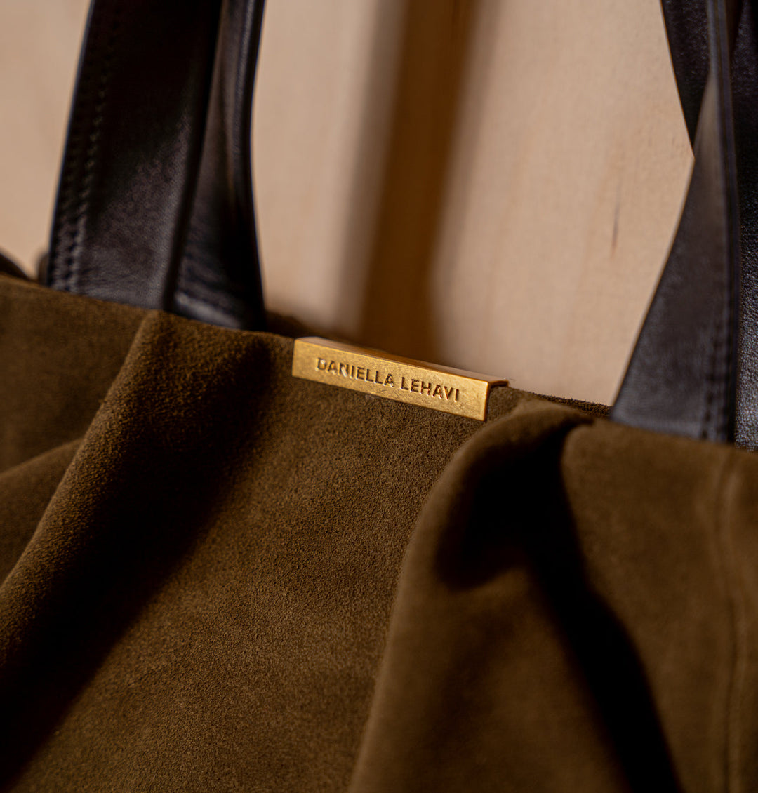 Daniella Lehavi Capri Tote Bag in Rifle Green available at Barbara Katz