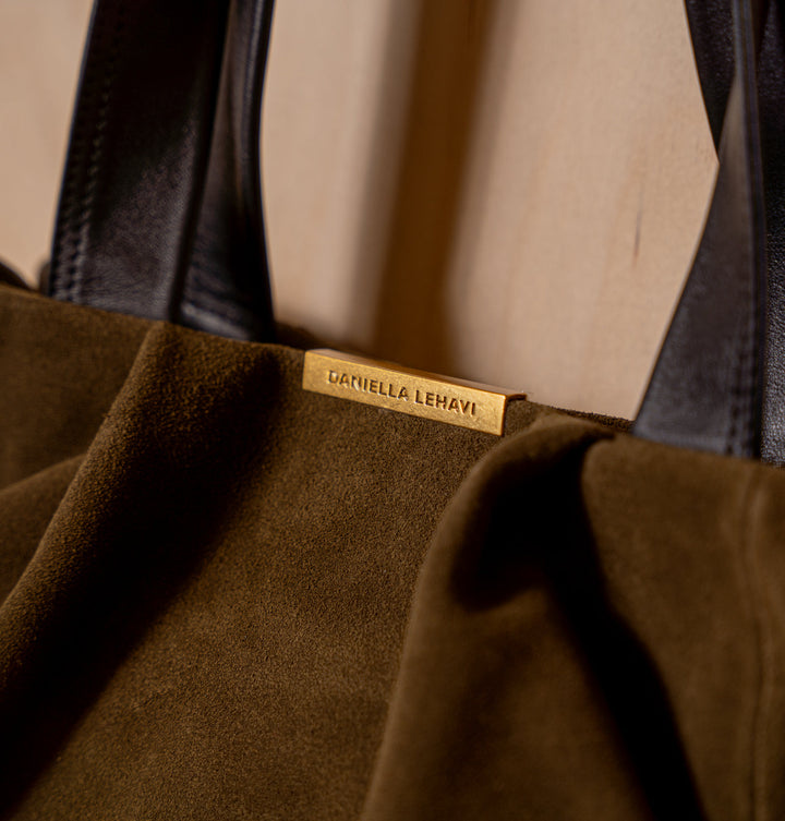 Daniella Lehavi Capri Tote Bag in Rifle Green available at Barbara Katz