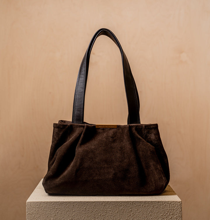 Daniella Lehavi Capri Tote Bag in Chocolate available at Barbara Katz