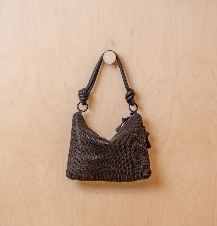 Daniella Lehavi Dallas Contour Shoulder Bag in Oak available at Barbara Katz