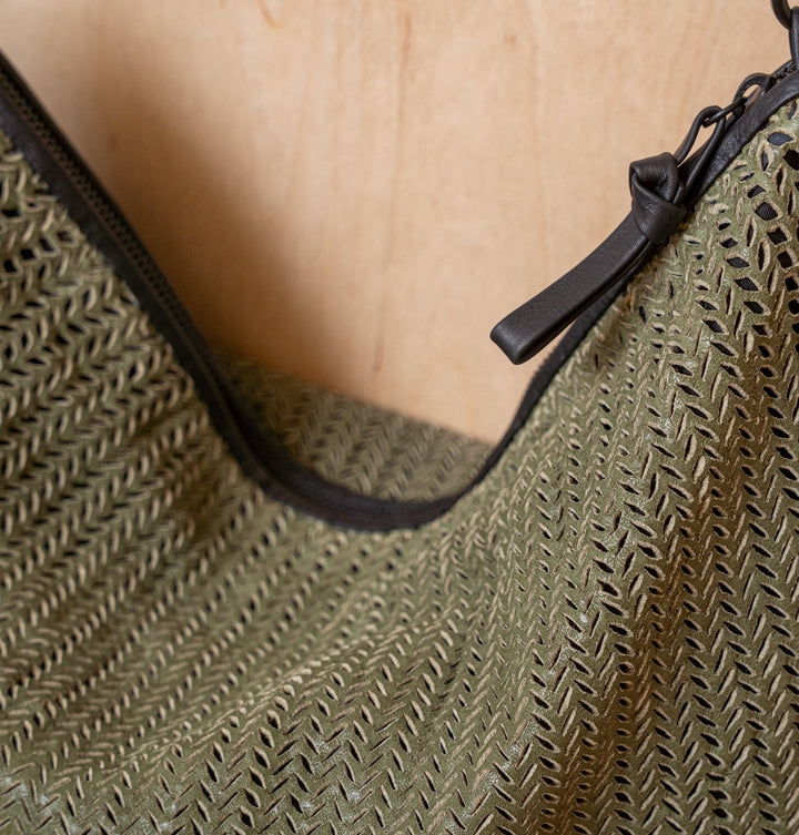 Daniella Lehavi Dallas Tote Bag in Rifle Green available at Barbara Katz