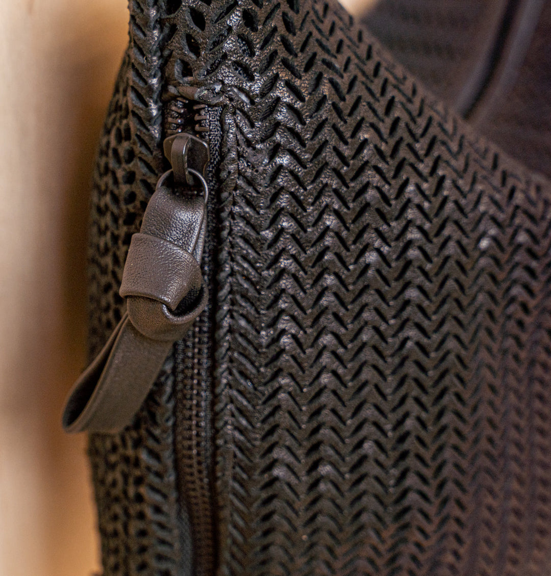 Daniella Lehavi Dallas Contour Shoulder Bag in Oak available at Barbara Katz