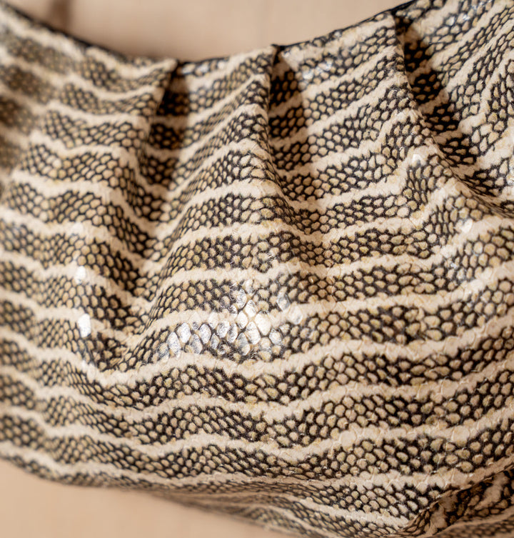 Daniella Lehavi Bali Braided Landscape Bag in Cream available at Barbara Katz