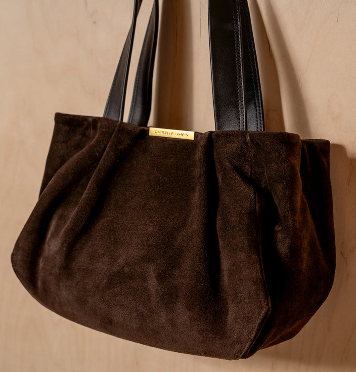 Daniella Lehavi Capri Tote Bag in Chocolate available at Barbara Katz