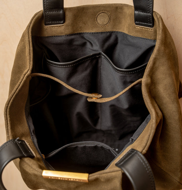 Daniella Lehavi Capri Tote Bag in Rifle Green available at Barbara Katz