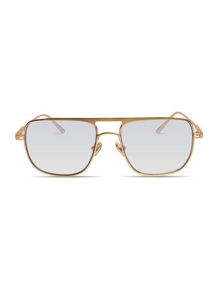 Elisa Johnson Jane Sunglasses - Gold Metal – Barbara Katz