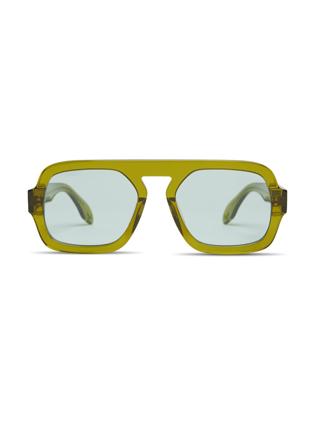 Elisa Johnson Jane Sunglasses in Olive Green available at Barbara Katz