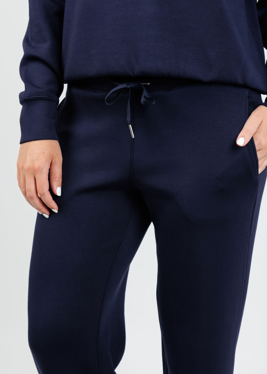 Elliott Lauren Comfort Zone Sweatpants in Navy available at Barbara Katz