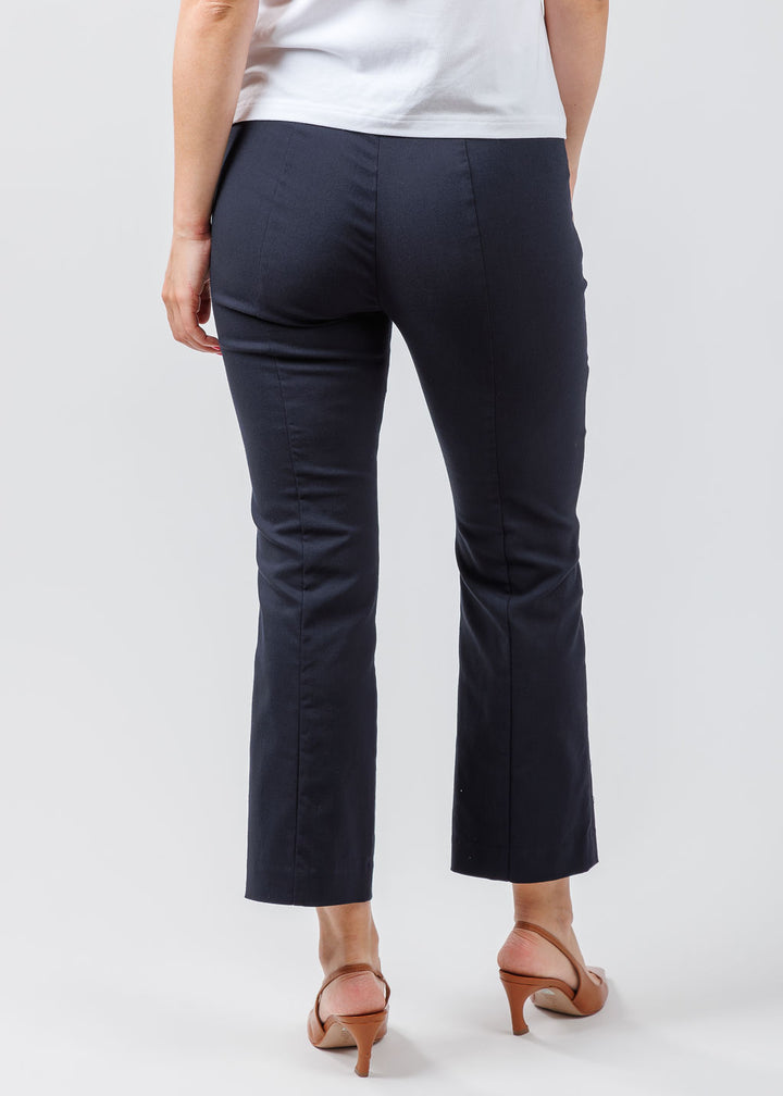 Elliott Lauren Baby Boot Pant With Patch Pocket in Navy available at Barbara Katz