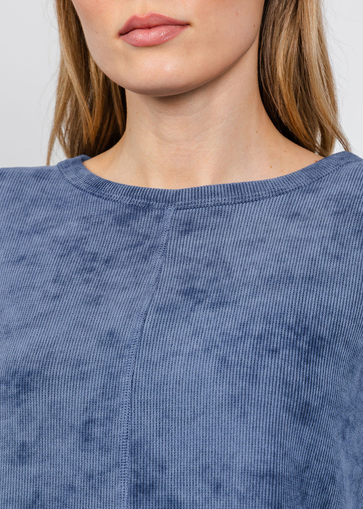 Elliott Lauren Blue Ridge Crew Neck Top available at Barbara Katz