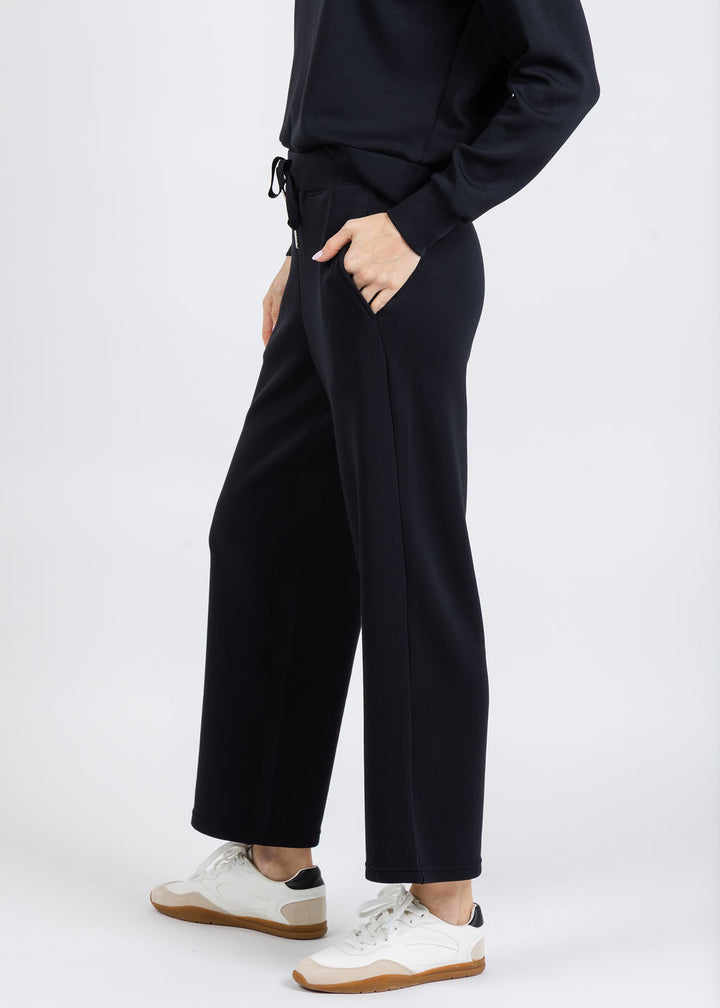 Elliott Lauren Comfort Zone Pull-On Pants in Black available at Barbara Katz