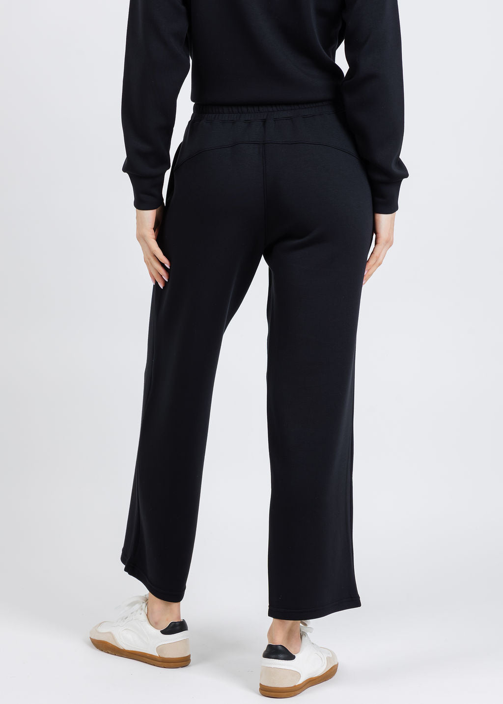 Elliott Lauren Comfort Zone Pull-On Pants in Black available at Barbara Katz