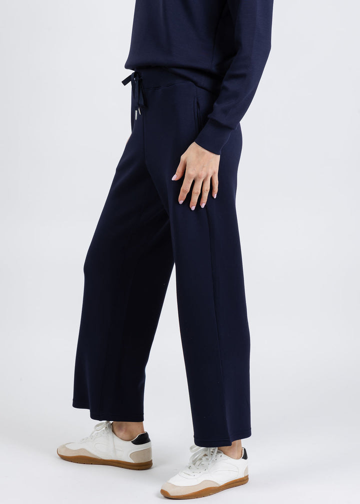 Elliott Lauren Comfort Zone Pull-On Pants in Navy available at Barbara Katz