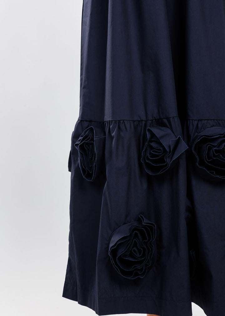 Elliott Lauren Coming Up Roses Dress in Navy available at Barbara Katz