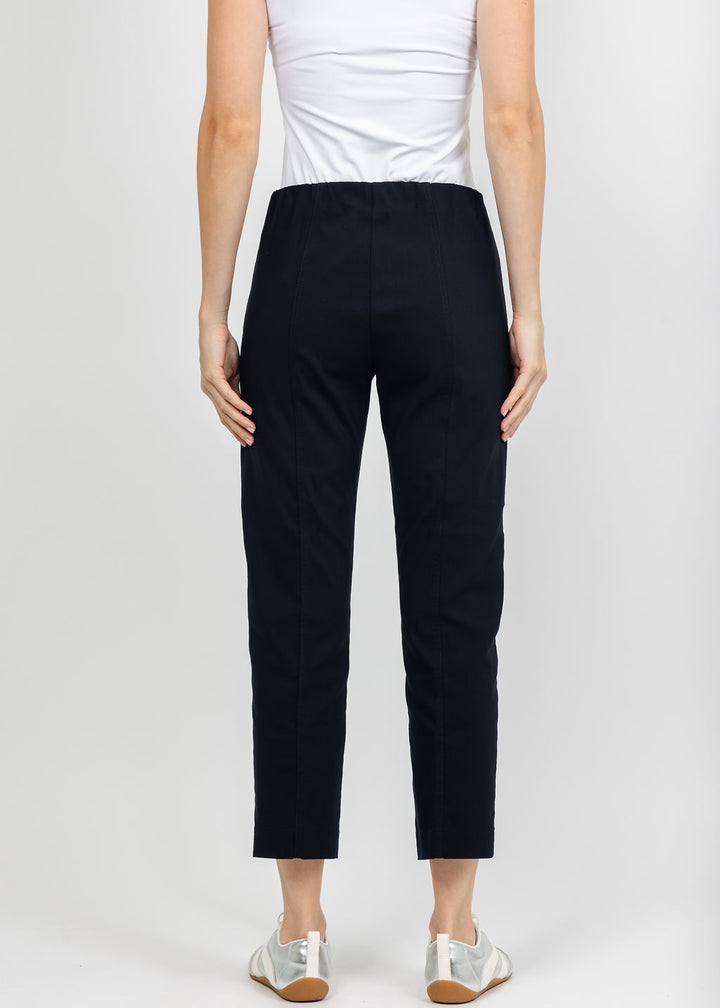 Elliott Lauren Control Stretch Cargo Pant in Navy available at Barbara Katz