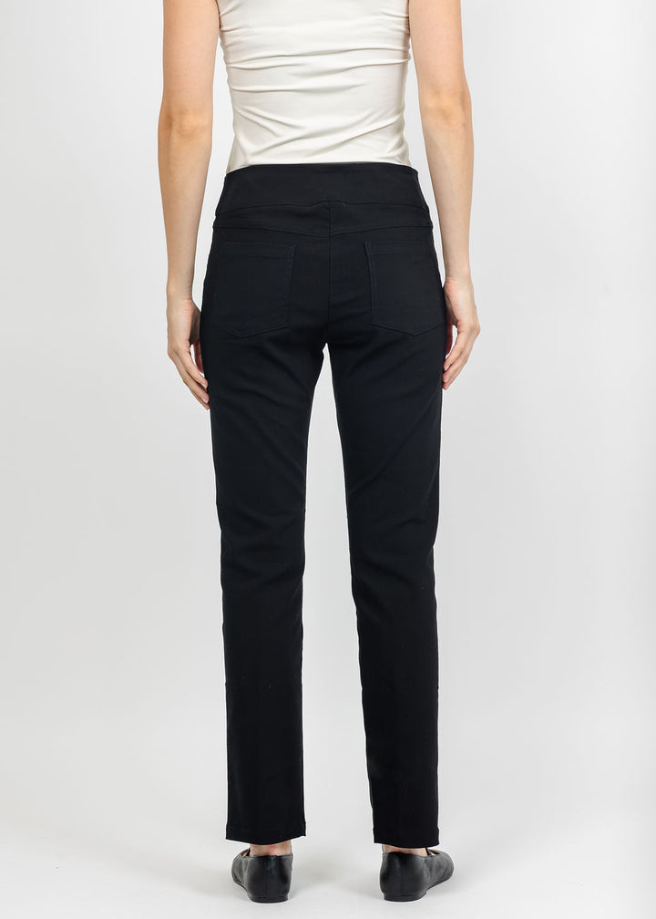Elliott Lauren Control Stretch Faux Jean in Black available at Barbara Katz