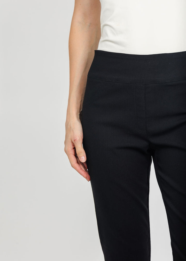 Elliott Lauren Control Stretch Faux Jean in Black available at Barbara Katz