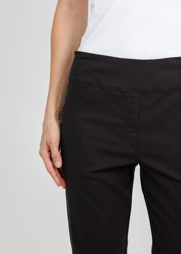 Elliott Lauren Control Stretch Faux Jean in Chocolate available at Barbara Katz