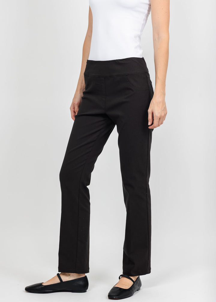 Elliott Lauren Control Stretch Faux Jean in Chocolate available at Barbara Katz