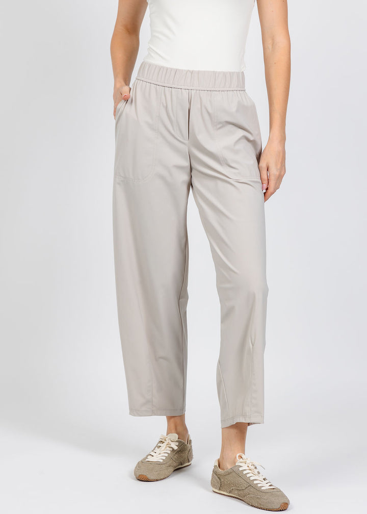 Elliott Lauren Prime Time Tapered Pant in Caulk available at Barbara Katz