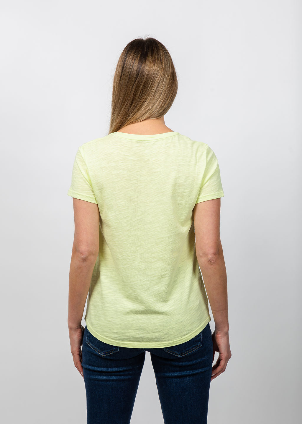 Short Sleeve V-Neck Tee - Mojito