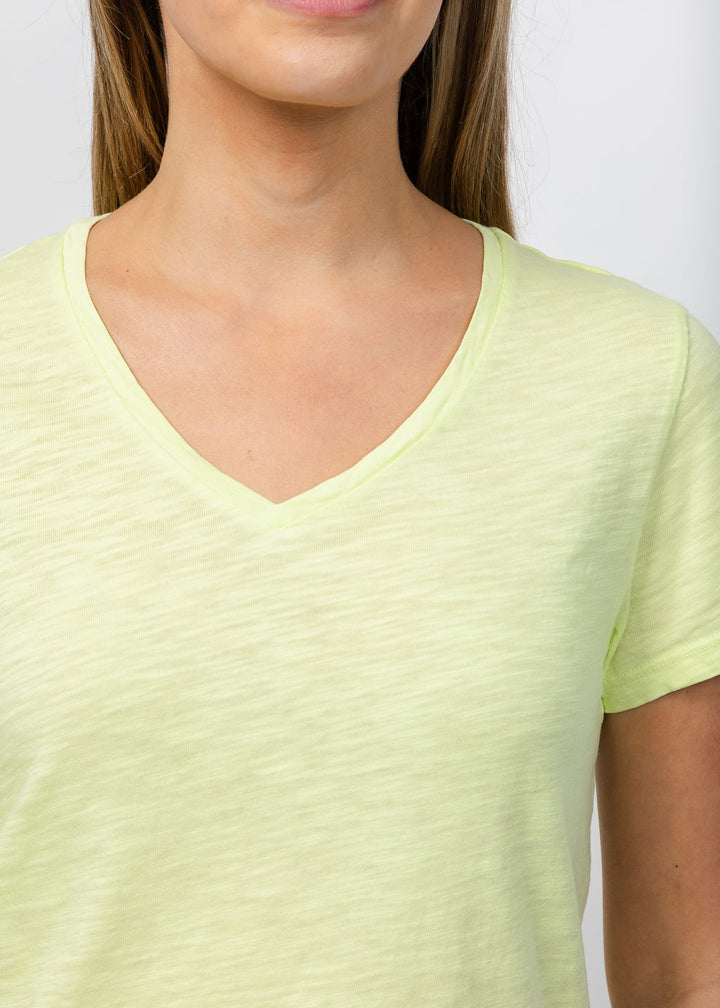 Short Sleeve V-Neck Tee - Mojito