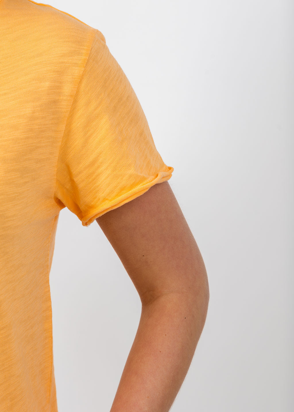 Elliott Lauren Silvie Short Sleeve Tee in Creamsicle available at Barbara Katz