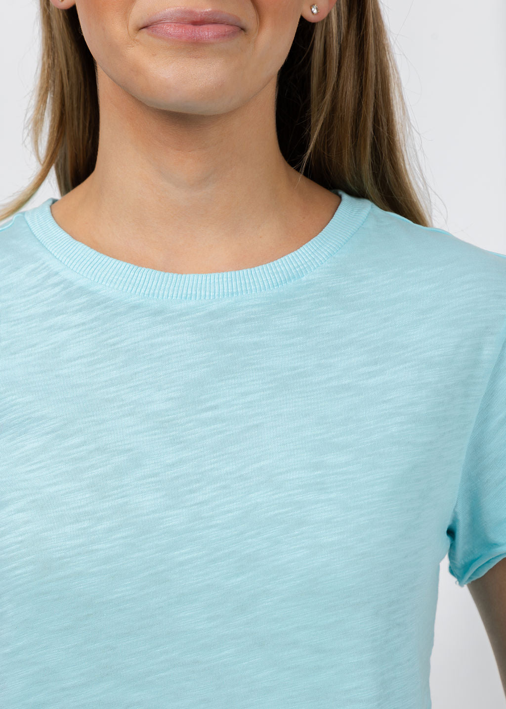 Elliott Lauren Silvie Short Sleeve Tee in Island available at Barbara Katz