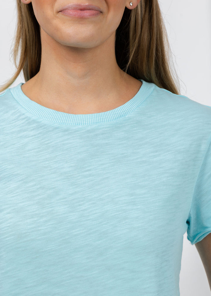 Elliott Lauren Silvie Short Sleeve Tee in Island available at Barbara Katz