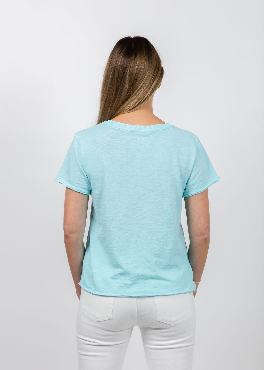 Elliott Lauren Silvie Short Sleeve Tee in Island available at Barbara Katz