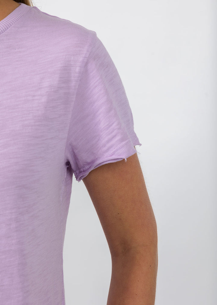 Elliott Lauren Silvie Short Sleeve Tee in Lavender available at Barbara Katz