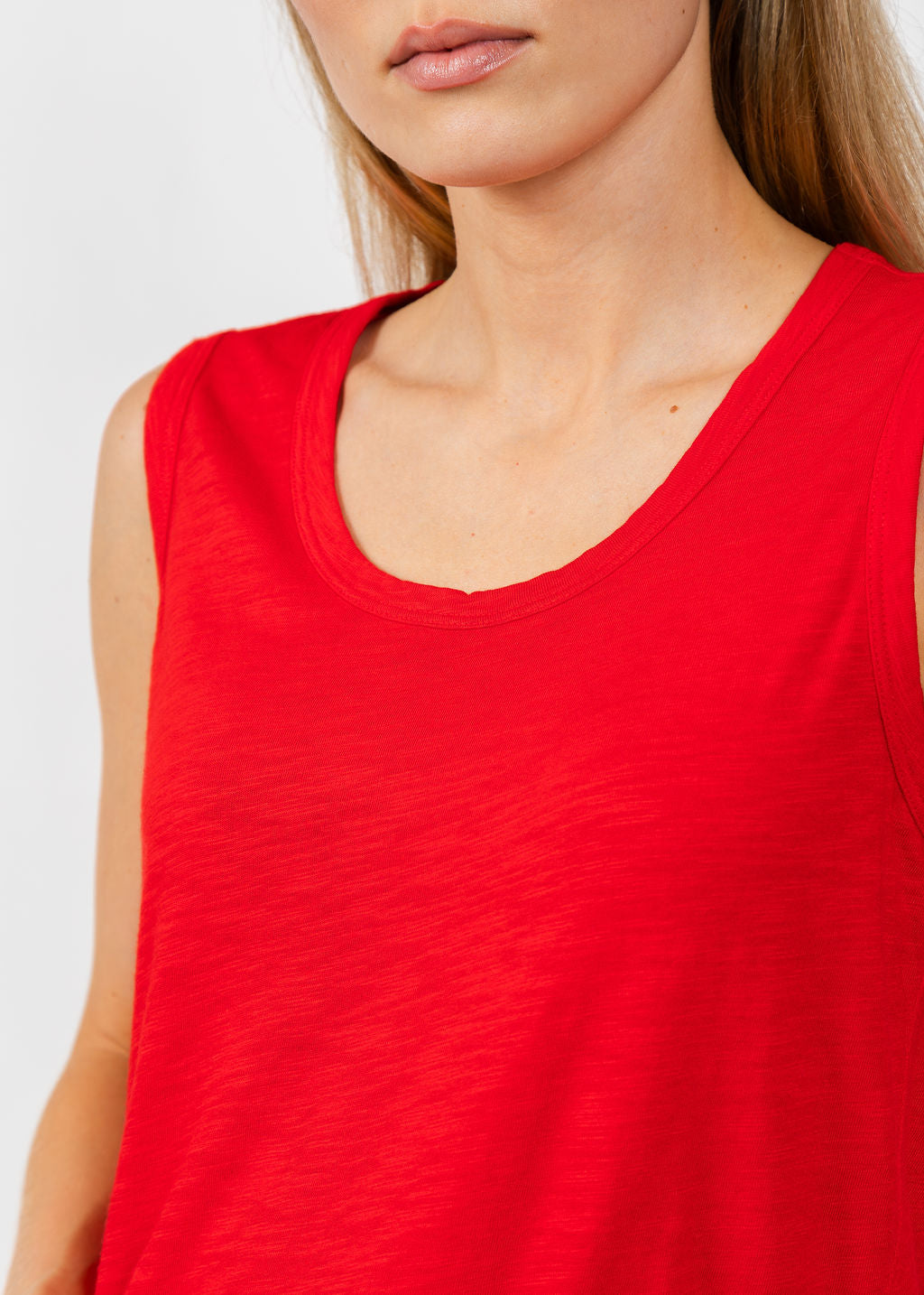 Elliott Lauren Sleeveless Tank Top in Cherry available at Barbara Katz