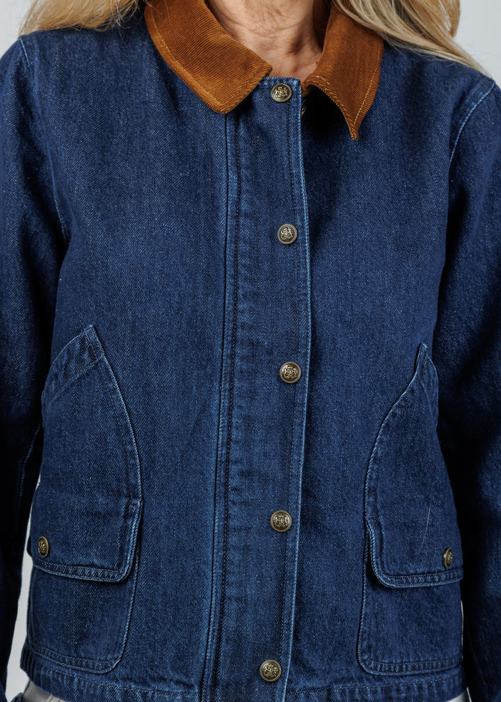 Elliott Lauren Barn Denim Jacket available at Barbara Katz