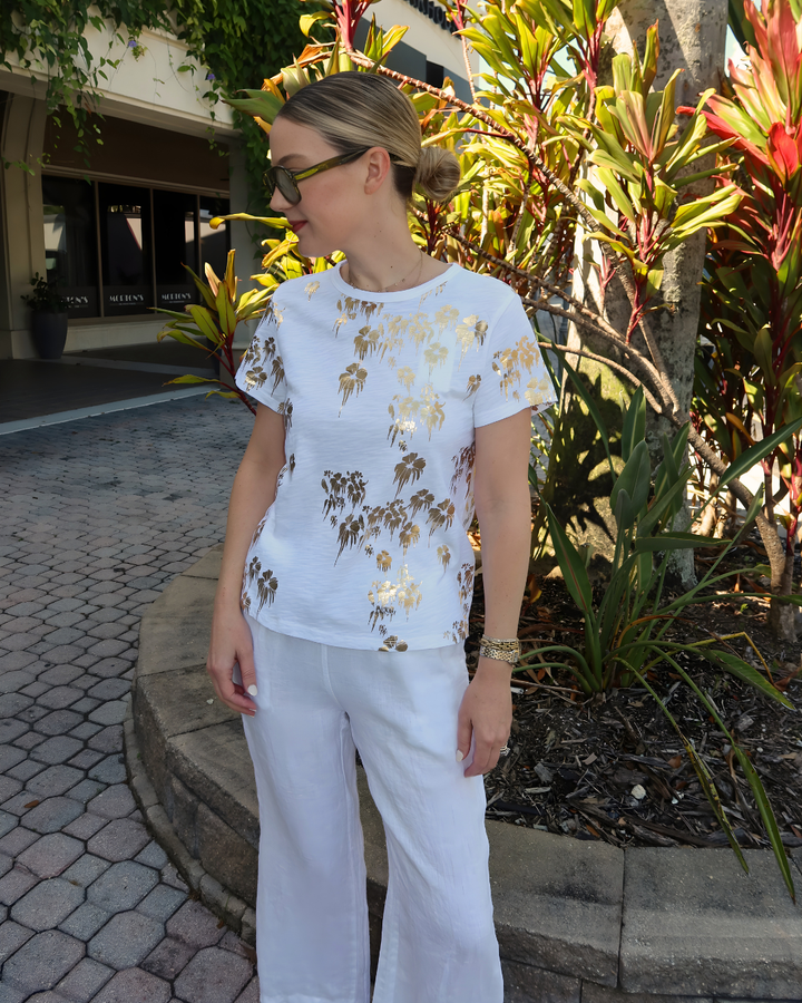 Elliott Lauren Golden Girl Short Sleeve Tee available at Barbara Katz
