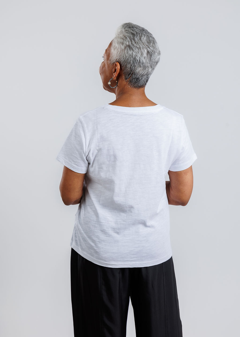 Elliott Lauren Graffiti Short Sleeve Graphic Tee in White available at Barbara Katz
