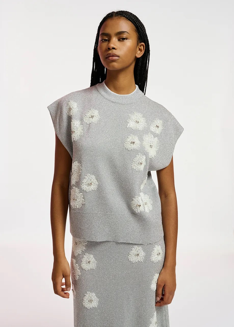Essential Antwerp Eruby Embroidered Knit Top