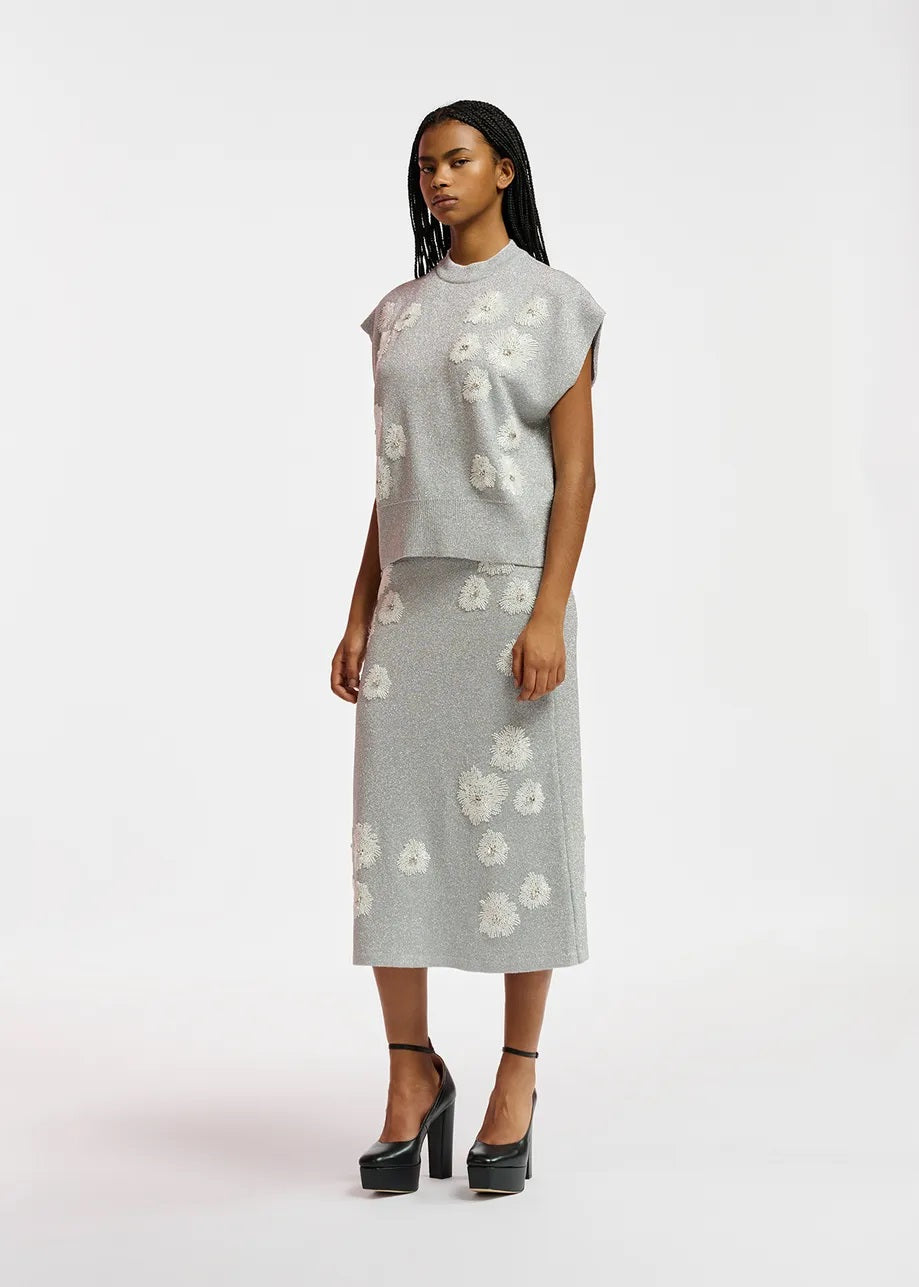 Essential Antwerp Eruby Embroidered Knit Top