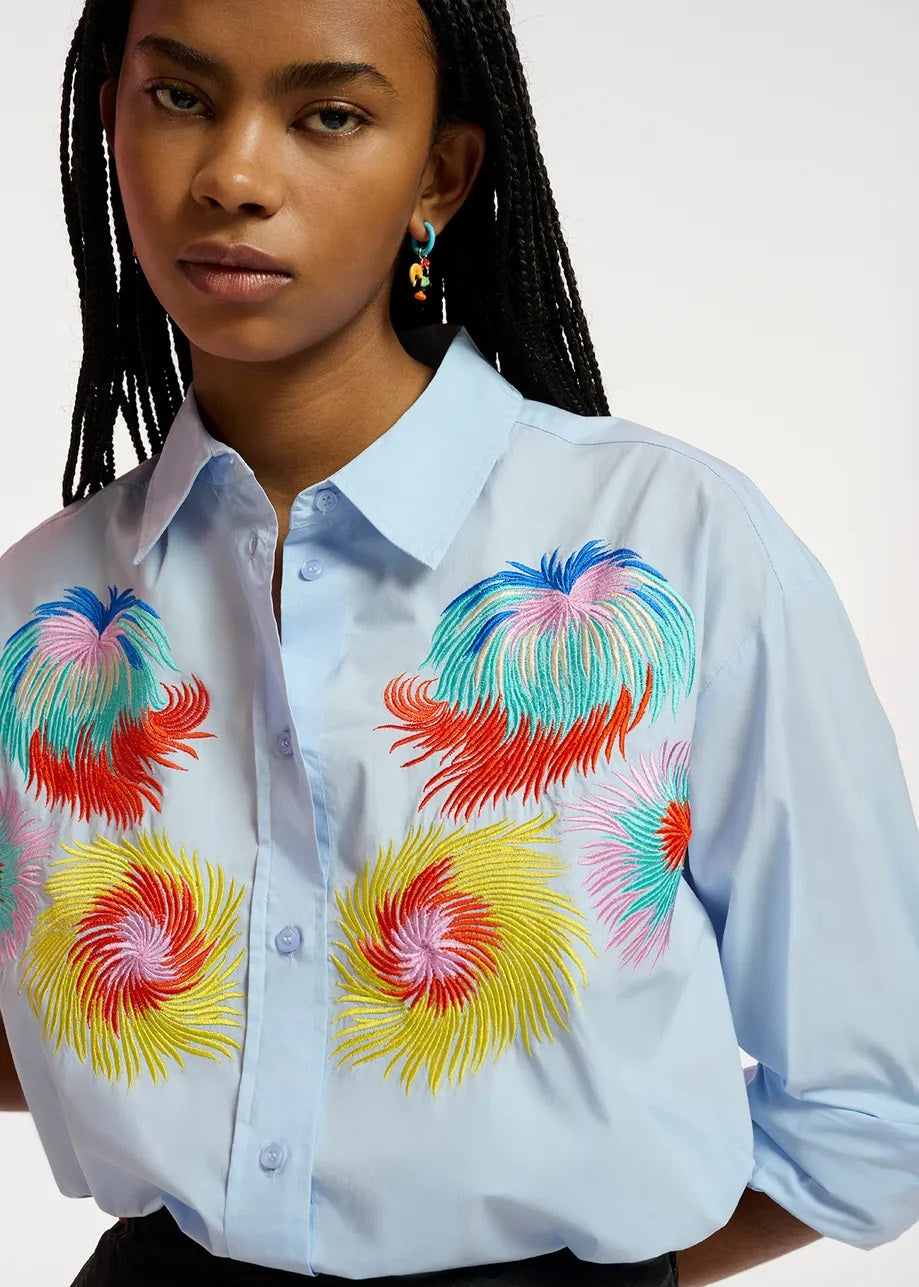Essentiel Antwerp Eskia Embroidered Shirt