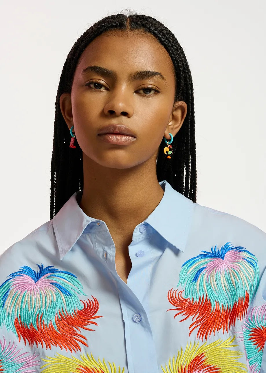 Essentiel Antwerp Eskia Embroidered Shirt