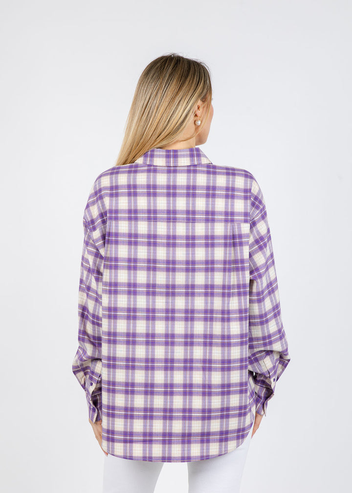 Essentiel Antwerp Juices Oversized Shirt in Pinky Sugar available at Barbara Katz